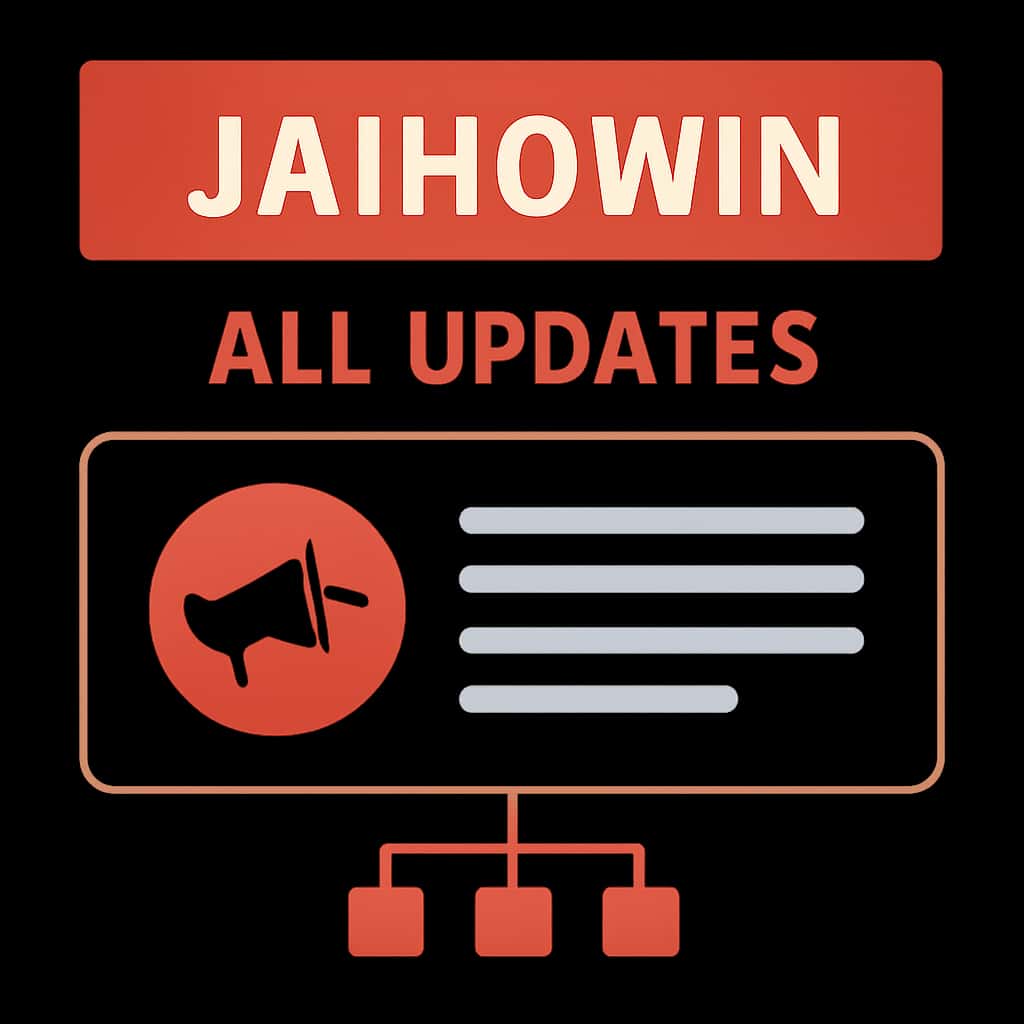 An educational diagram illustrating Jaihowin updates.