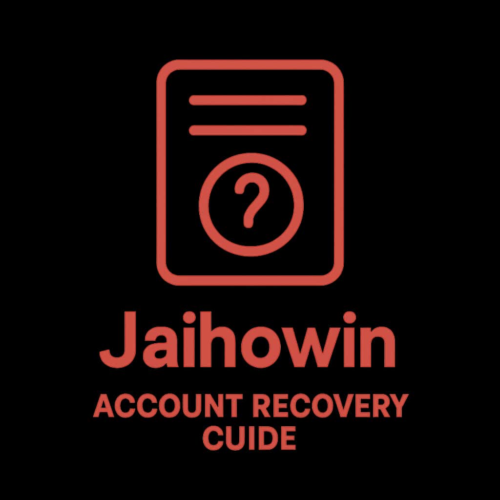 An icon symbolizing the Jaihowin Account Recovery Guide, designed for informational purposes.
