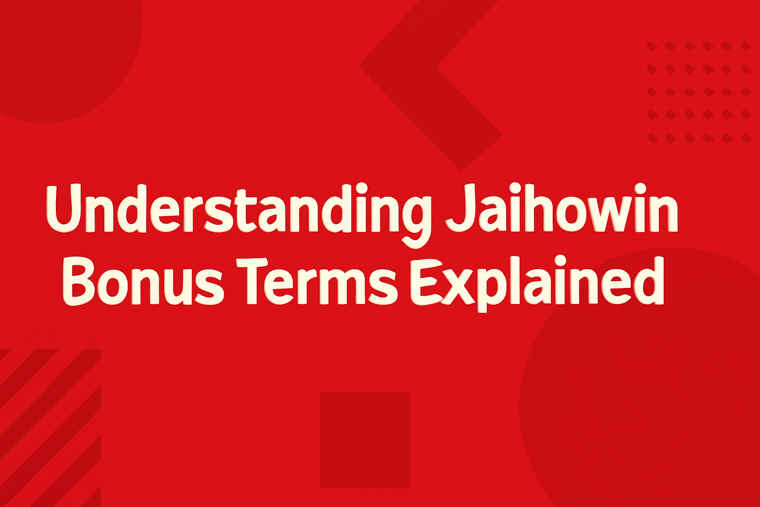 An informational image illustrating the navigation of Jaihowin with clear text.
