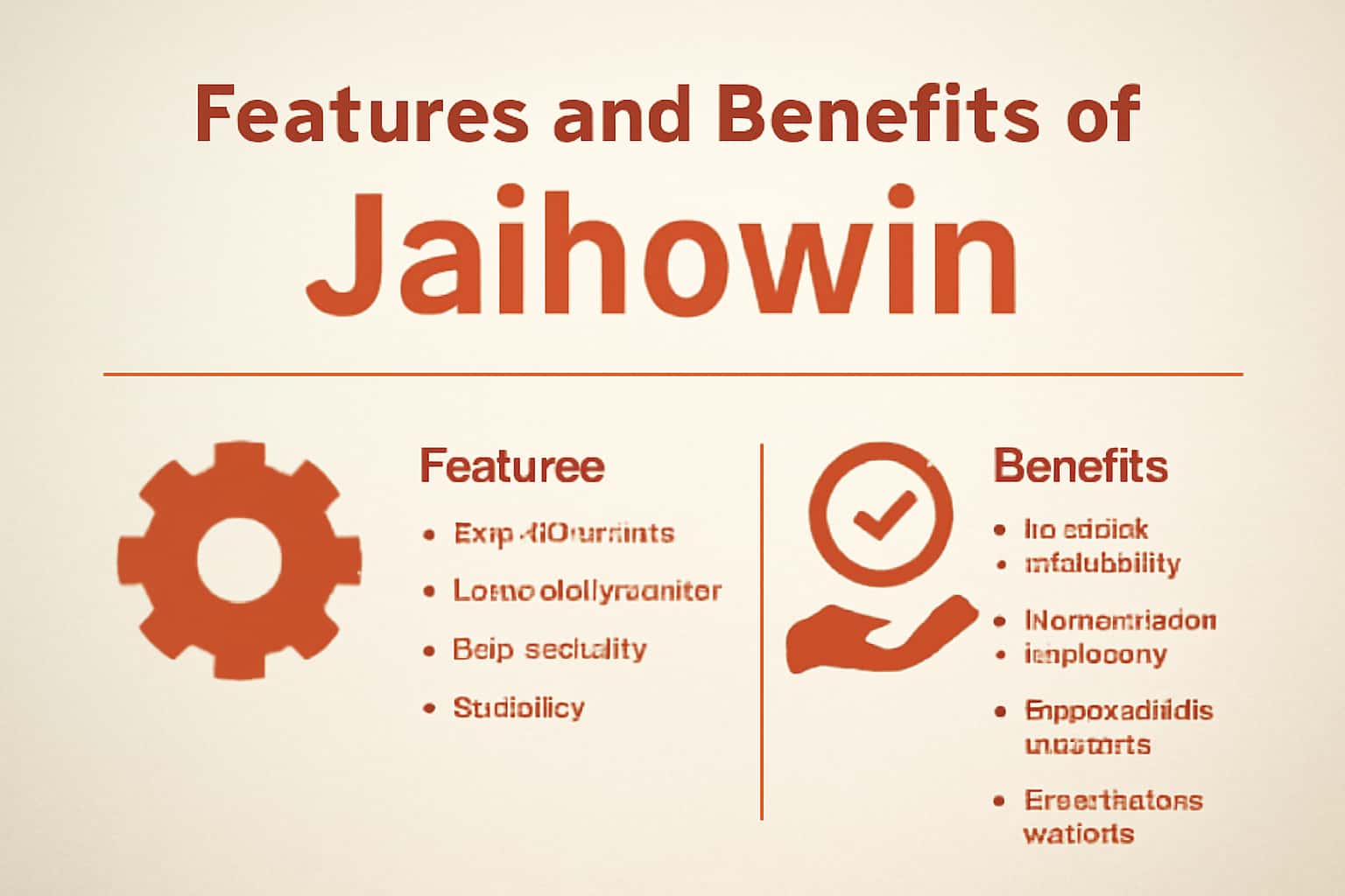 An informative scene showcasing the text Jaihowin to illustrate its features and benefits.