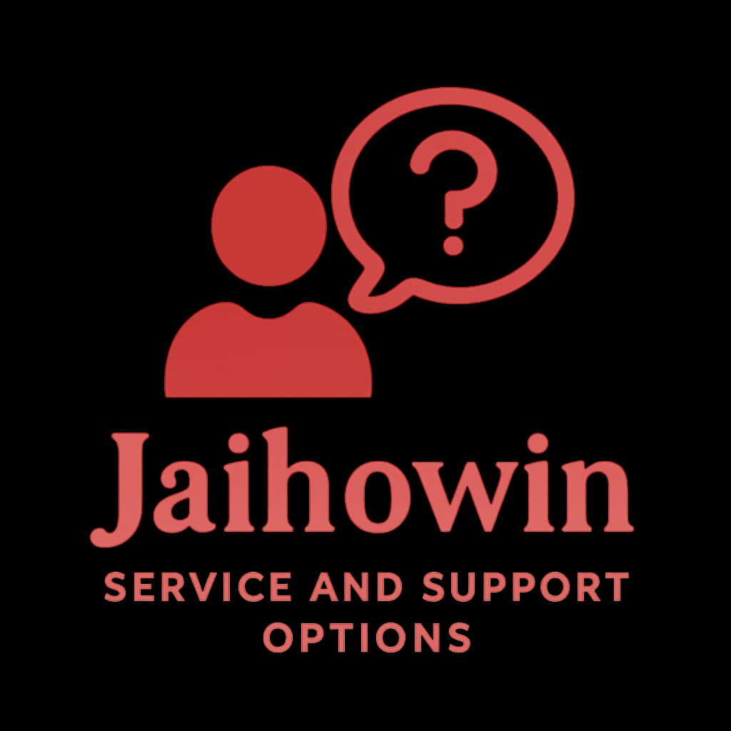 A professional badge representing Jaihowin Service and Support Options.