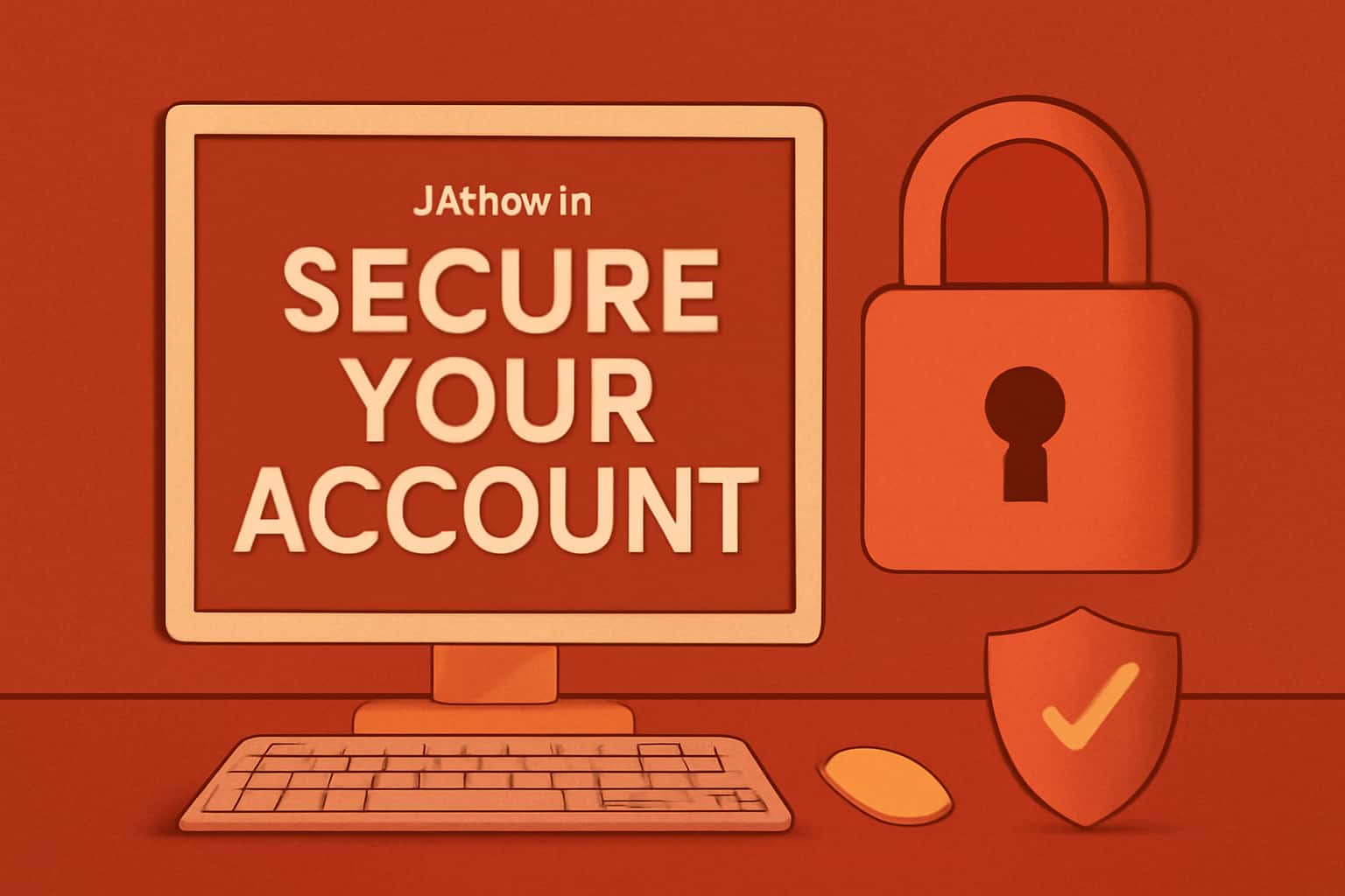 An informative graphic depicting the security measures for Jaihowin account protection.