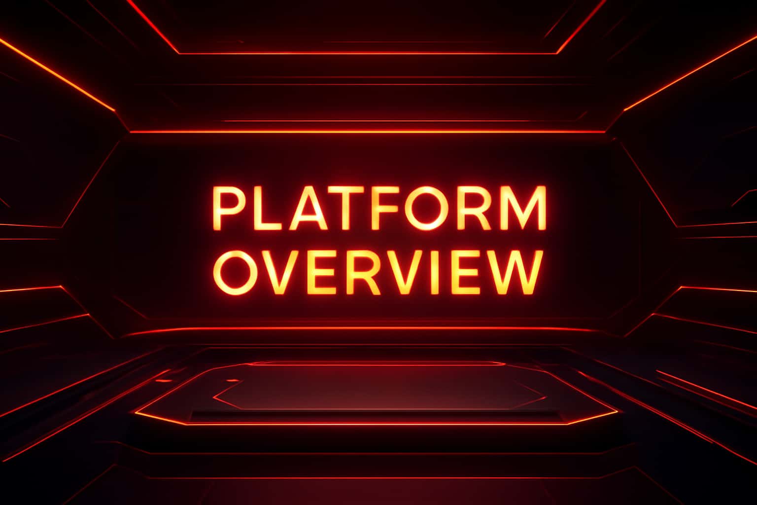 Futuristic digital landscape